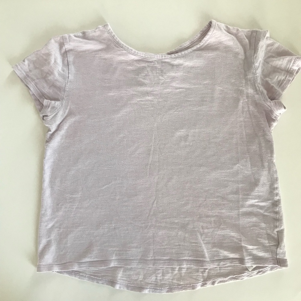Girls Gap Lavender Short Sleeve Tee Size Kids L